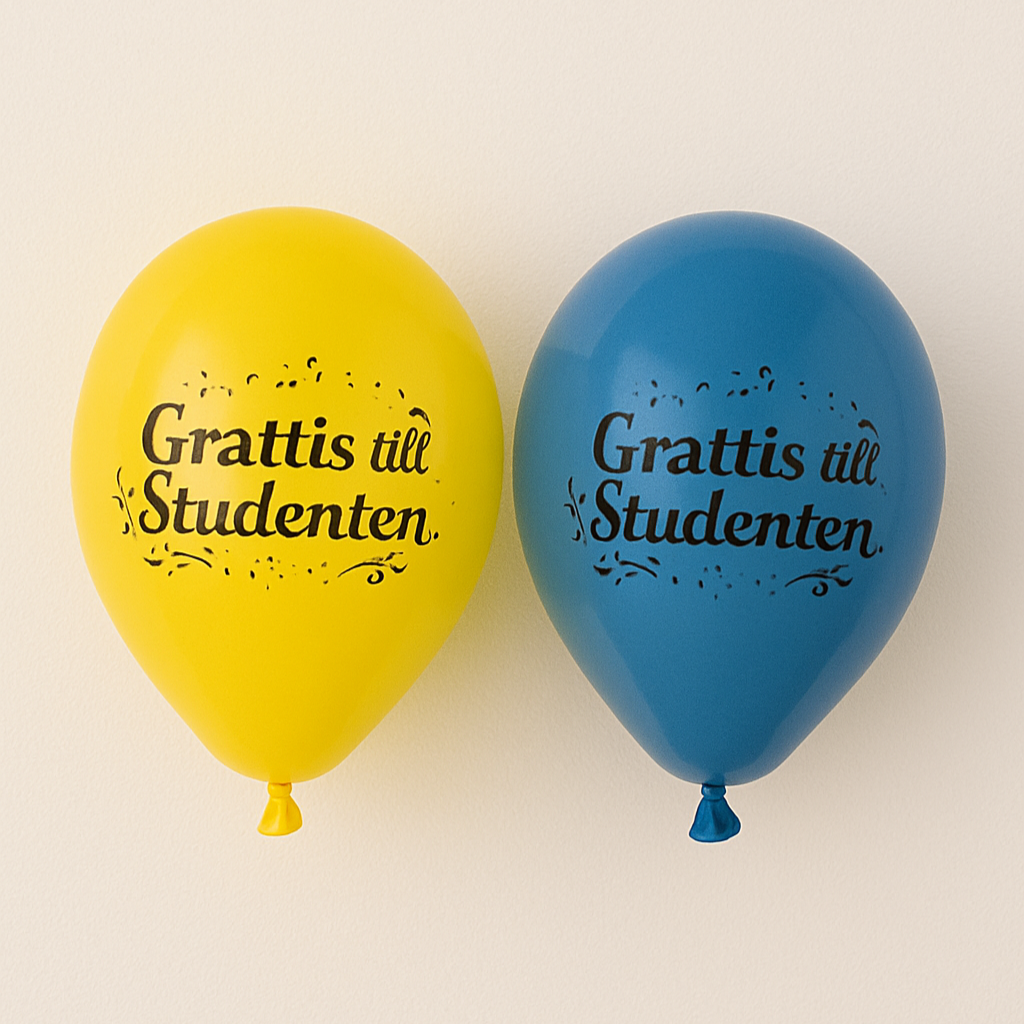 Grattis till studenten ballonger